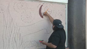 Community 'beautifies' boarded-up businesses in Lynwood