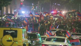 Armenians from LA travel to Washington D.C. to protest against Azerbaijani aggression