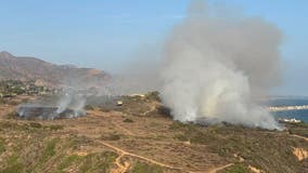 Two brush fires stopped in Malibu Bluffs Park