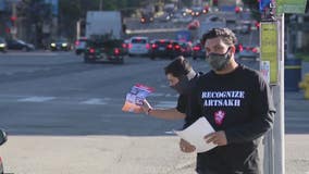 Armenian-American community holding hunger strike in LA to demand recognition of Artsakh