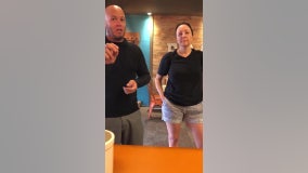 Couple threatens to sue OC yogurt shop over mask rule in new viral video