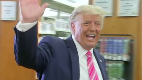 'I voted for a guy named Trump': President Trump casts ballot in Florida