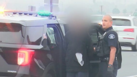 3 arrested following armed carjacking in Chino that prompted multi-department police presence