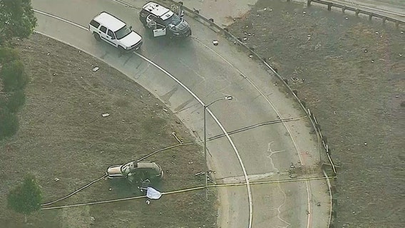 Woman found shot dead in crashed car in Compton