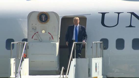 President Trump visits Newport Beach for private fundraiser