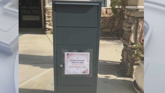 Illegal ballot drop box removed outside Castaic church