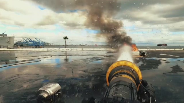 Los Angeles gets first firefighting robot in the country