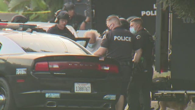 Suspect surrenders after overnight standoff in Northridge