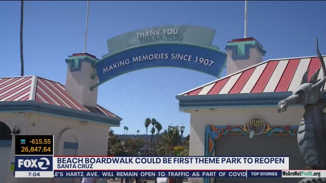 Santa Cruz Beach Boardwalk could be 1st amusement park in California to reopen