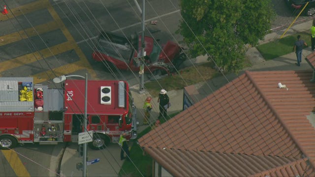 Fire truck involved in crash while responding to 911 call; 2 firefighters, 1 civilian transported