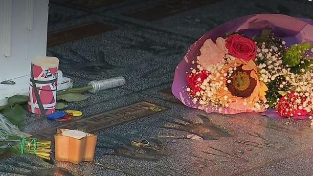 Memorial grows at the Guitar Center in Hollywood to pay respect to Eddie Van Halen