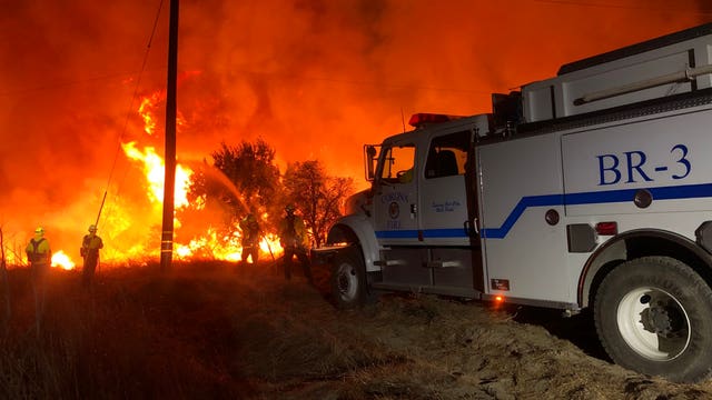 Evacuation orders lifted as firefighters work to contain Blue Ridge Fire