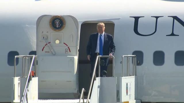 President Trump visits Newport Beach for private fundraiser