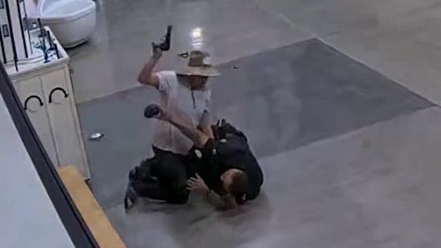 Authorities release video showing disturbing attack on LAPD officer inside Harbor Station