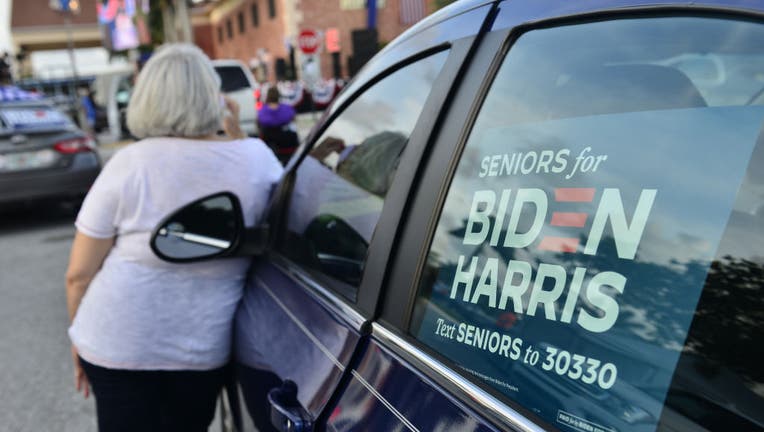 83f431c5-Jill Biden Hosts Women For Biden Drive-In Rally In Florida