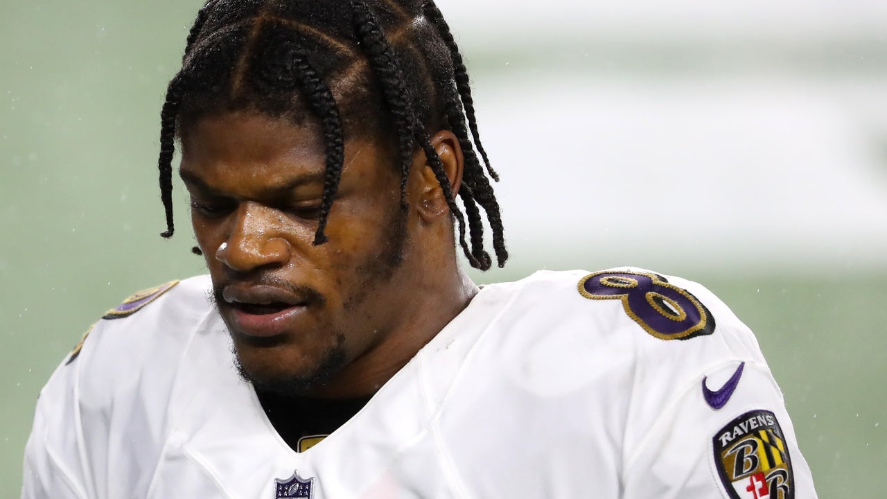 Lamar Jackson, former NFL MVP, of the Baltimore Ravens tests positive for  Covid-19