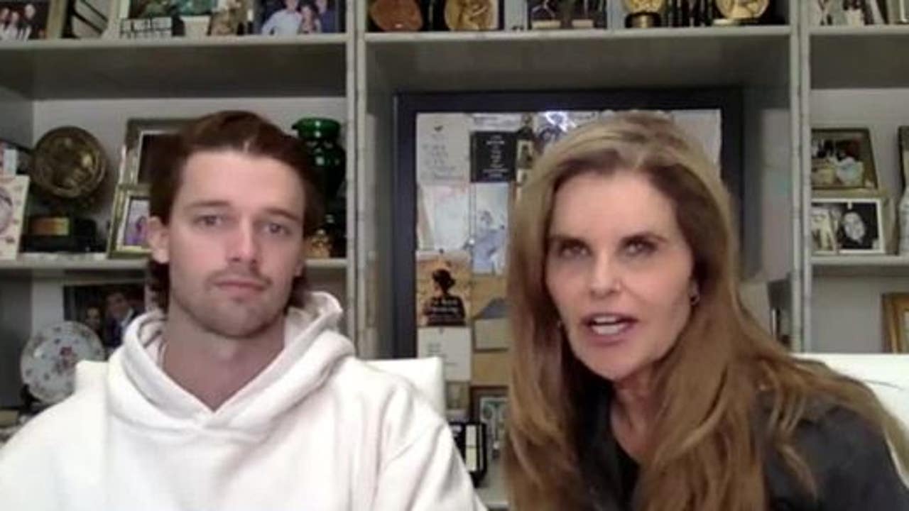 Maria Shriver and Patrick Schwarzenegger talk gratitude during scaled
