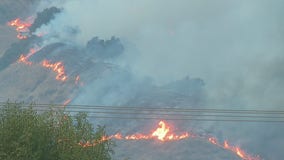 Brush fire scorches 135 acres in San Dimas area