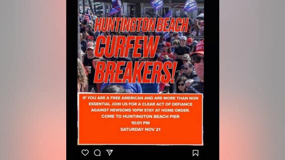 Police planning for 'curfew breakers' protest at Huntington Beach pier