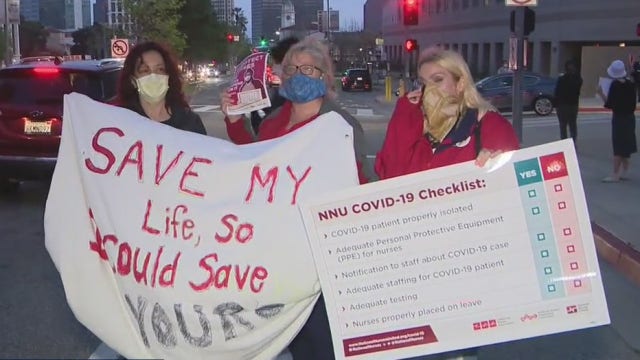 UCLA nurses to protest for more COVID-19 protection measures