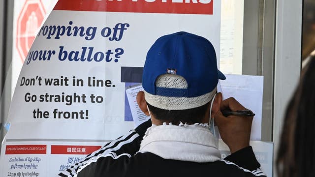 No wait time at LA County polls as many voted early or mailed ballots