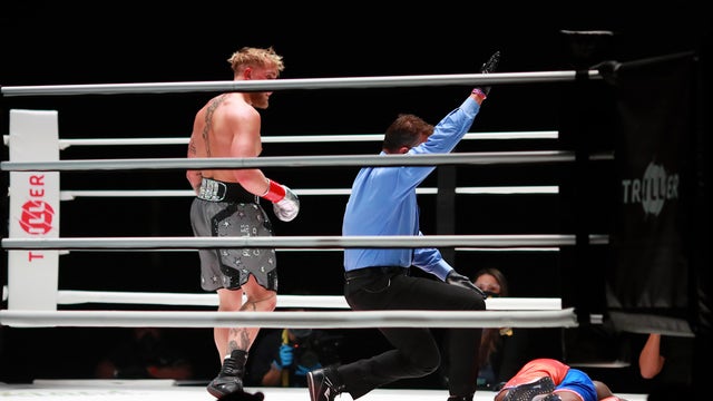 Boxing: Jake Paul knocks out former NBA player Nate Robinson in second round