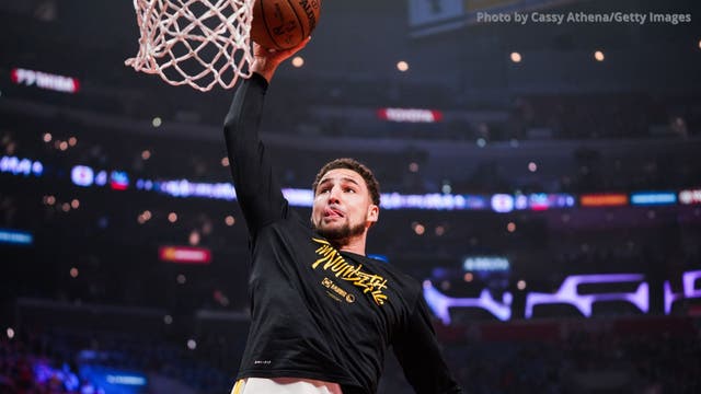 NBA star Klay Thompson injures leg while working out in SoCal
