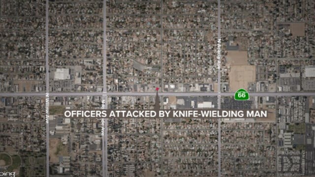 Rialto Police: Man shot and killed after attacking several officers with knife