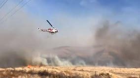 Crews make progress on wildfire burning in Beaumont, evacuation warning lifted