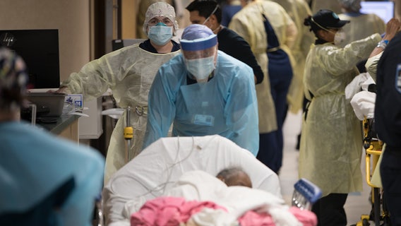 Coronavirus surge swamping hospitals prompts indefinite California lockdown