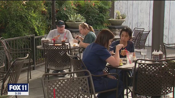 Some Inland Empire restaurants remain open for outdoor dining in defiance of state's order
