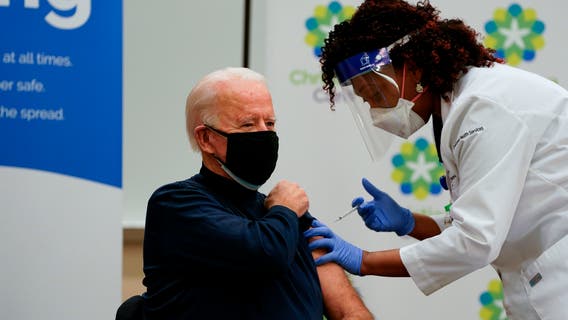President-elect Biden receives COVID-19 vaccine