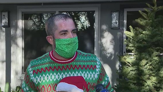 Orange County man delivers Christmas trees to struggling families