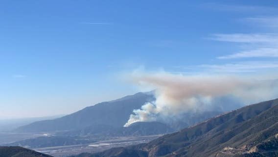 Crews battle brush fire in San Bernardino County, 20% contained