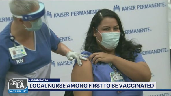 Local nurse among the first to receive COVID-19 in California