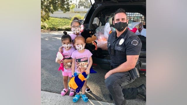Holiday Heroes: LAPD officer gives back to community during pandemic