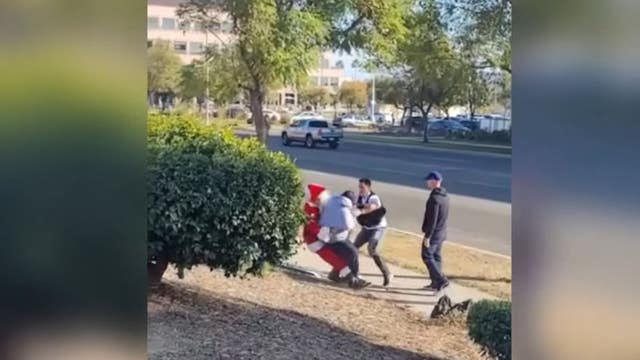Undercover officers dressed as Santa and an elf bust suspected thieves