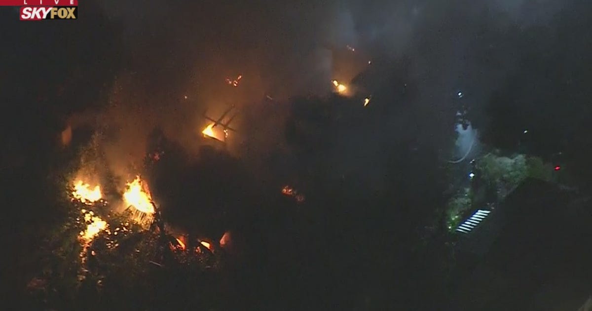 Pre-dawn fire erupts at Hollywood Hills home | FOX 11 Los Angeles