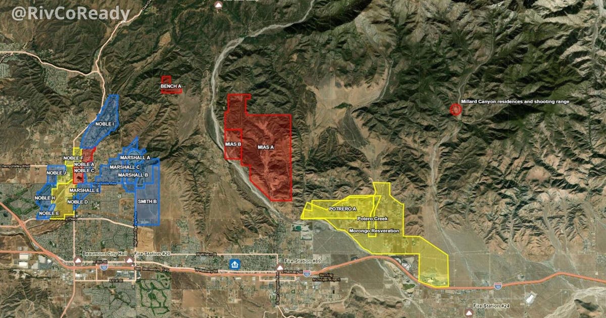 Parts of Riverside County under evacuation orders amid possible severe ...