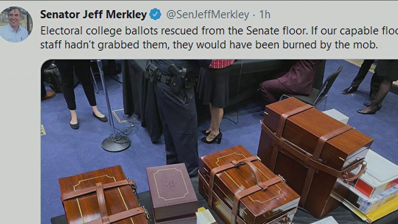 D.C. Aide Grabs Electoral College Ballots Before Mob Broke Into Senate ...