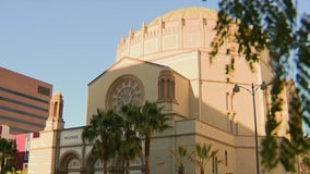 Graffiti on historic Wilshire Boulevard Temple being investigated as hate crime