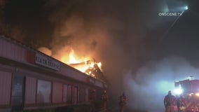 Fire destroys 14 businesses at Moreno Valley strip mall