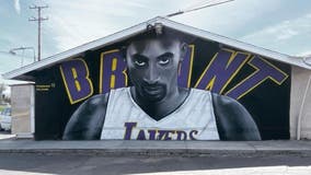 Lake Elsinore artists honor Kobe Bryant's legacy with mural
