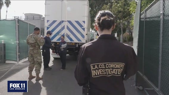 LA County families face funeral arrangement delays due to overwhelmed morgues, funeral homes