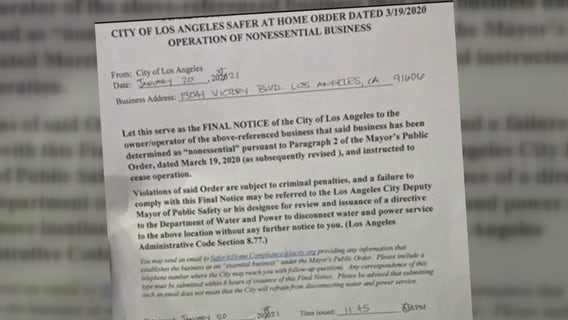 Nail salon co-owner relieved stay-at-home order was lifted days after receiving power shutoff threats