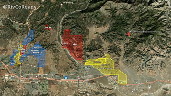 Parts of Riverside County under evacuation orders amid possible severe weather