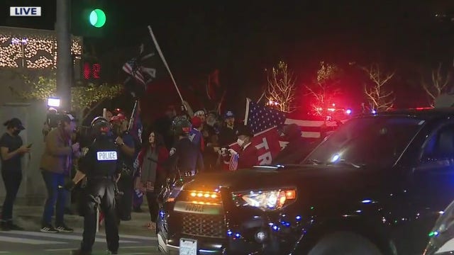 Unlawful assembly declared in Beverly Hills after physical altercation occurs