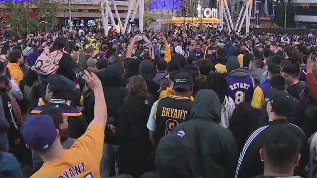 A look back: Staples Center transformed to place of mourning following Kobe Bryant's death
