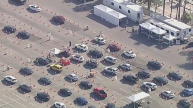 Dodger Stadium COVID-19 testing site reopens