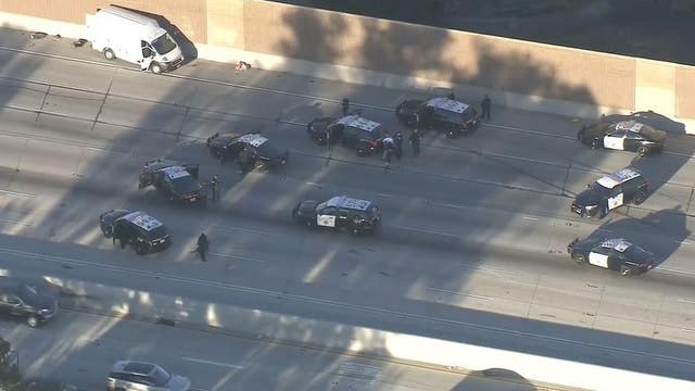 Suspect in custody after dangerous pursuit through several SoCal counties